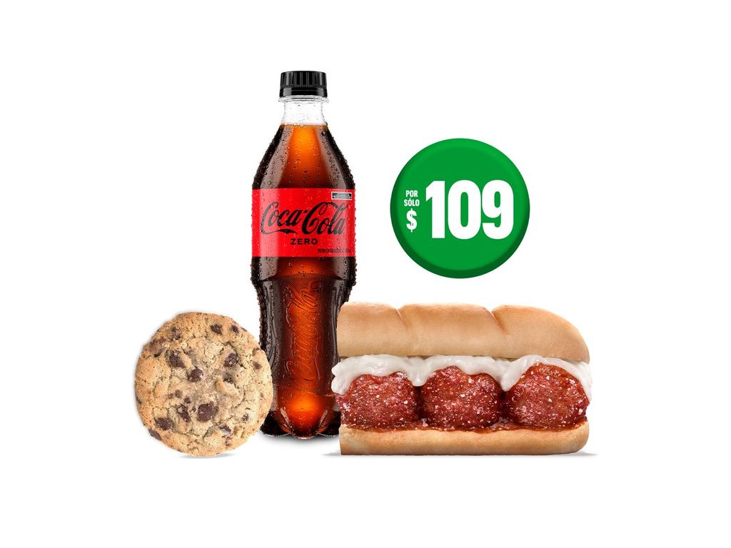 Elige por $109: Sub Albóndigas en Combo