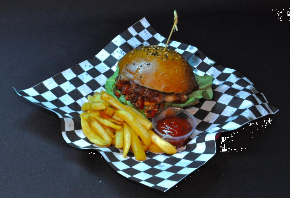 Hamburguesa Doble + Té