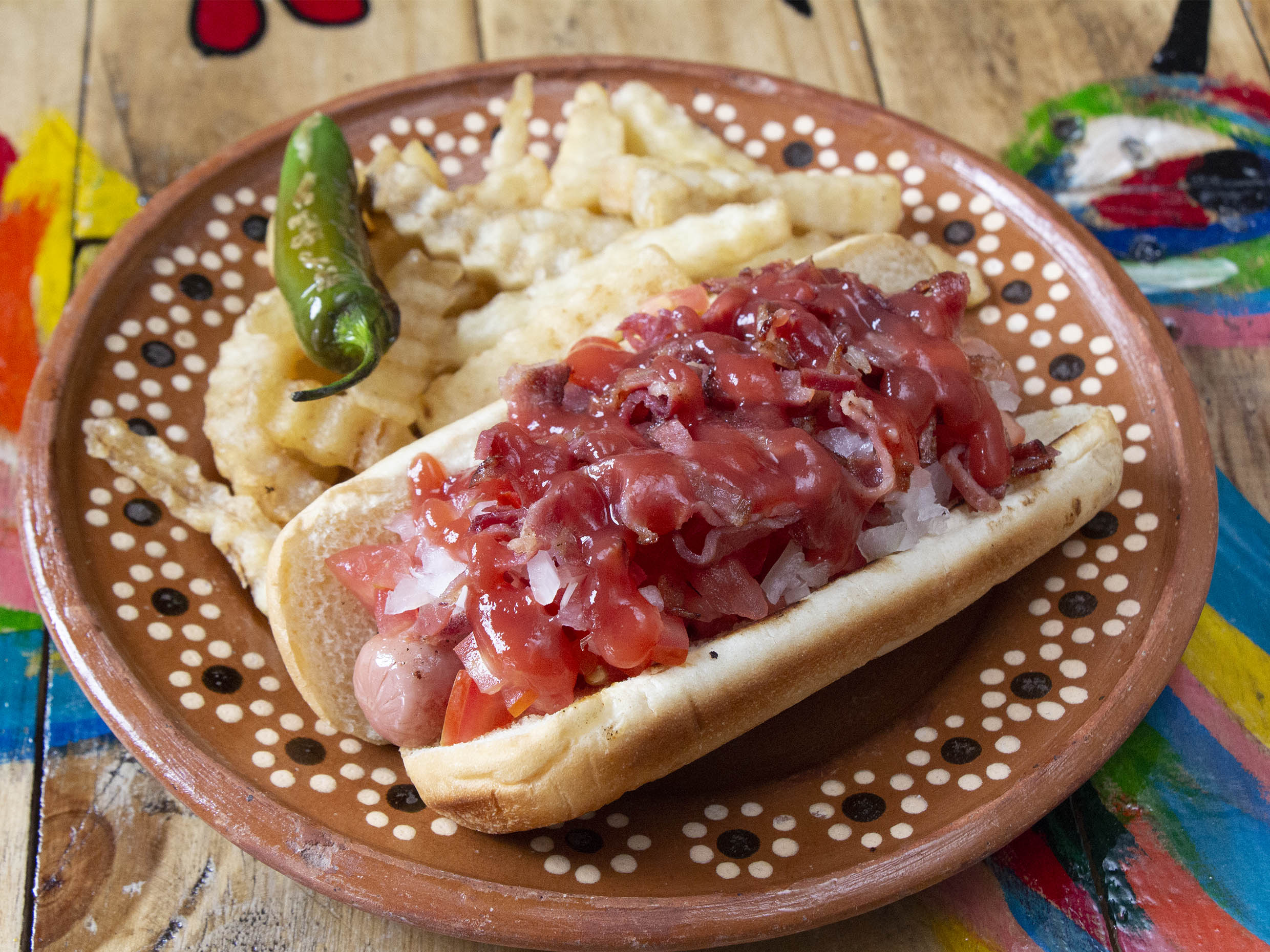 Dos Hot Dogs