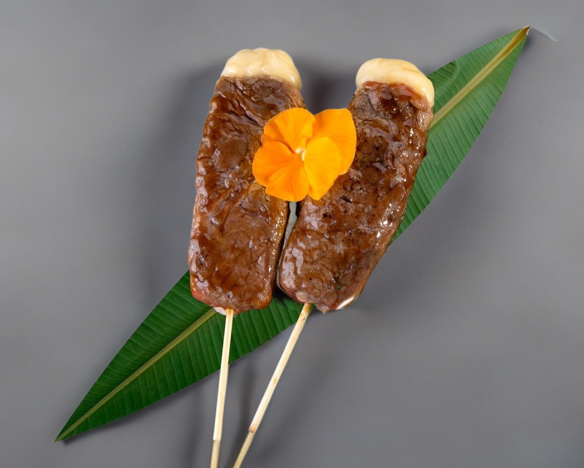 YAKITORI RIB-EYE +QUESO