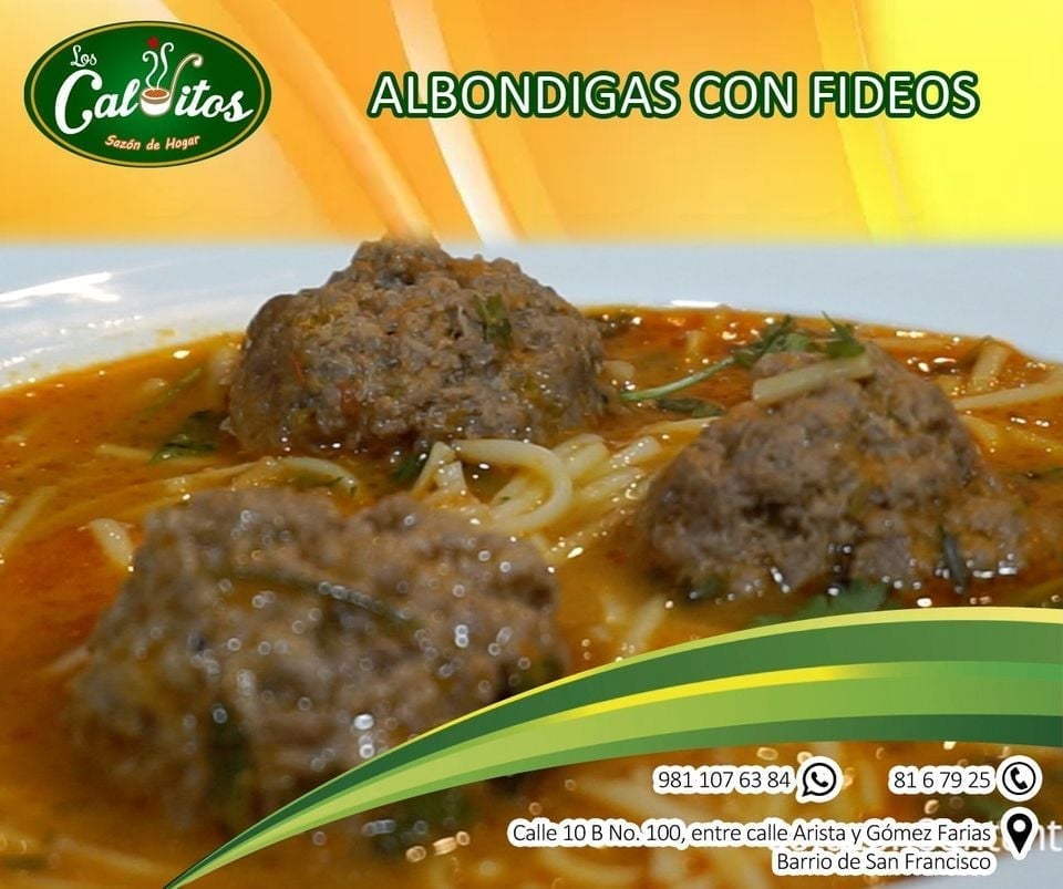 Orden de Albóndigas con Fideos