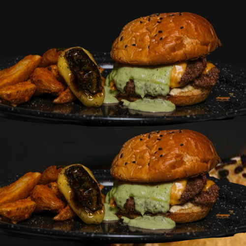 2 Hamburguesas Crema de Jalapeño