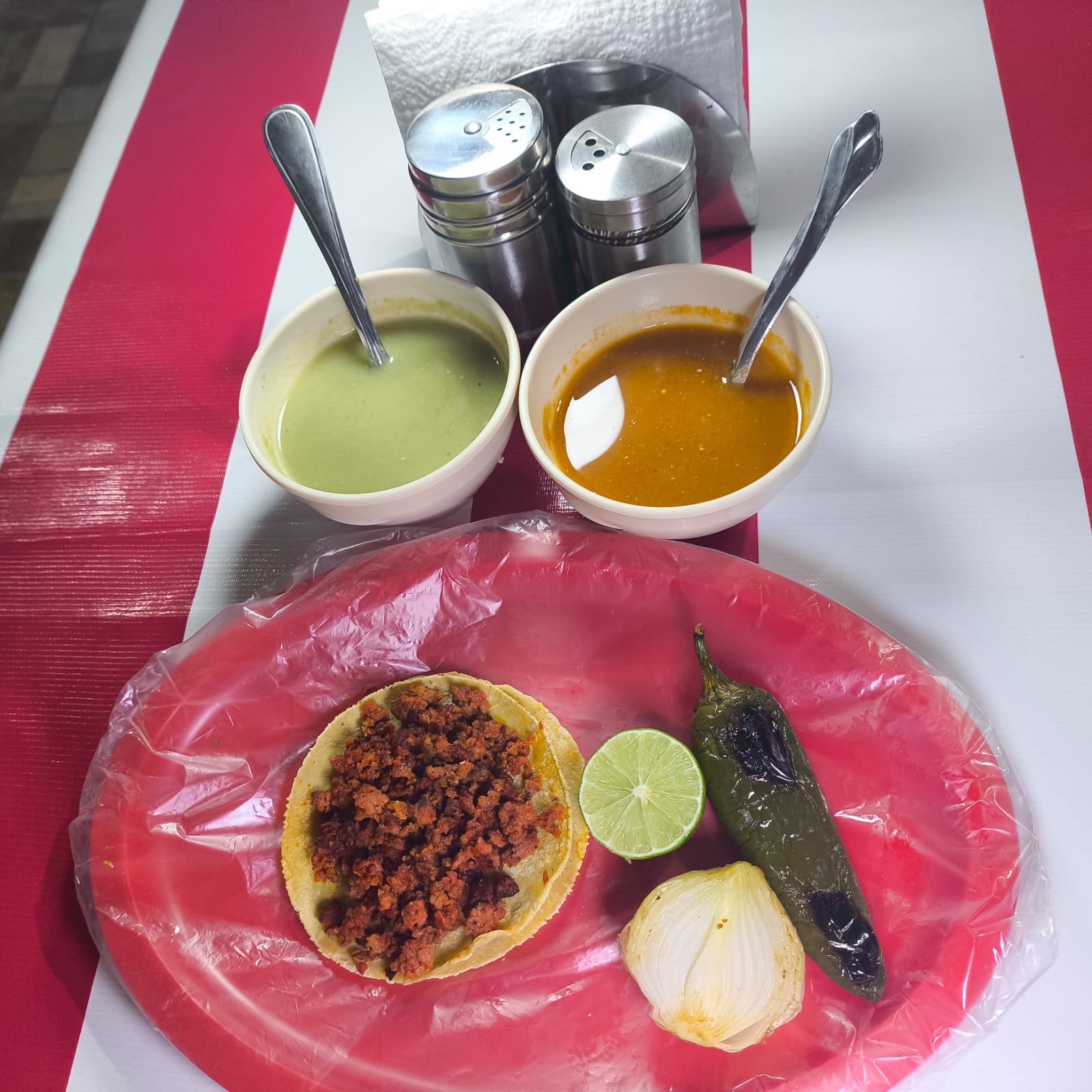 Taco de Chorizo