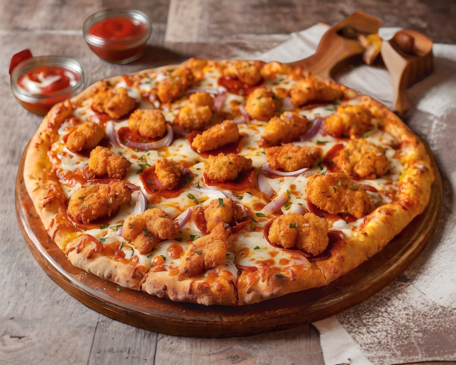 Pizza de Tenders Paradiso