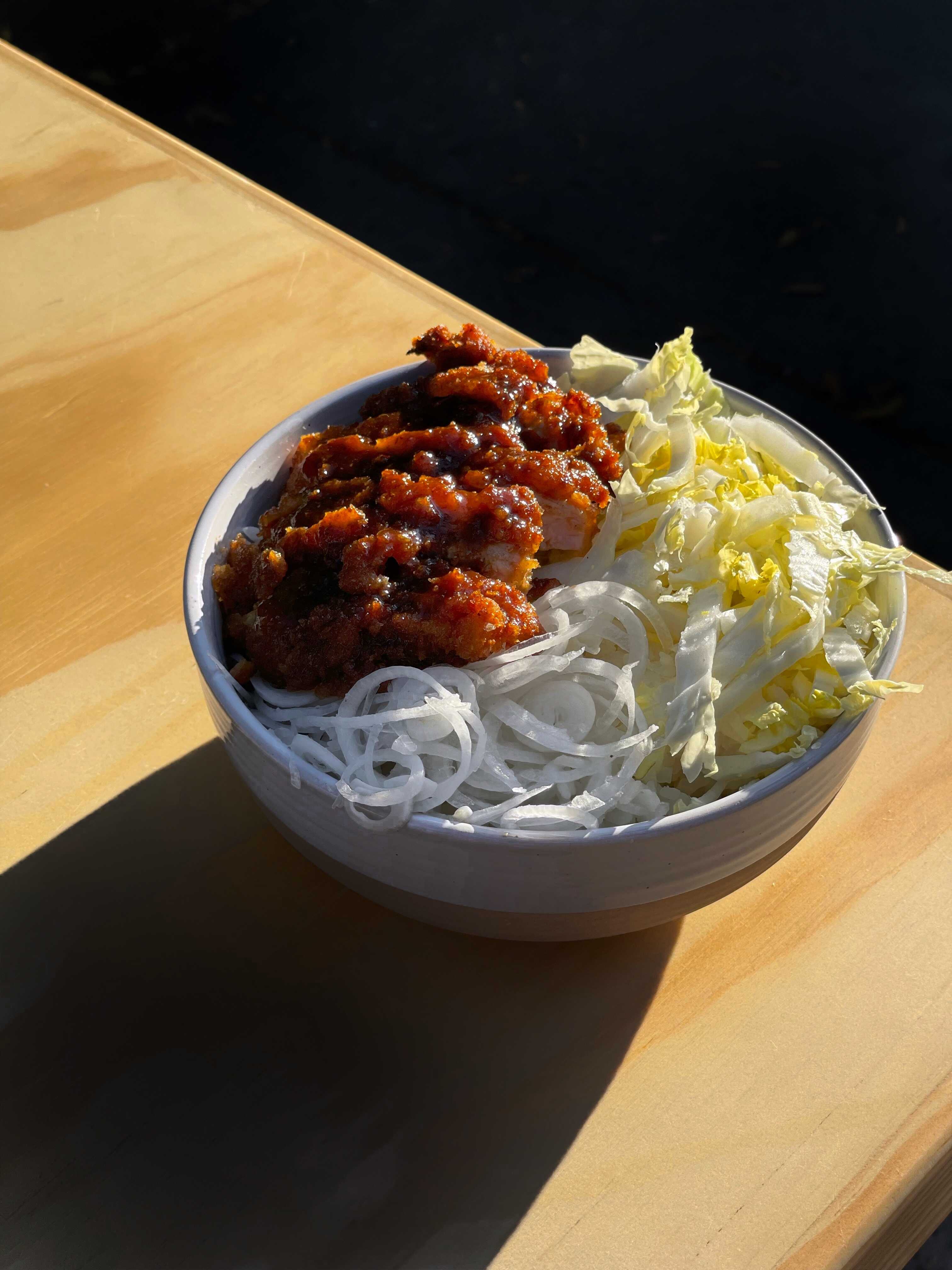 Tonkatsu y Arroz