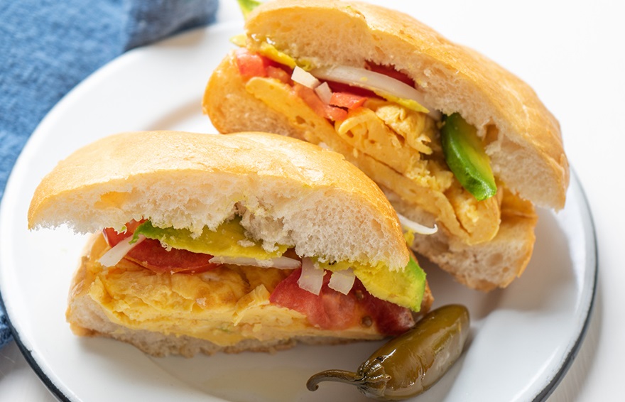 Torta de Huevo con Jamón