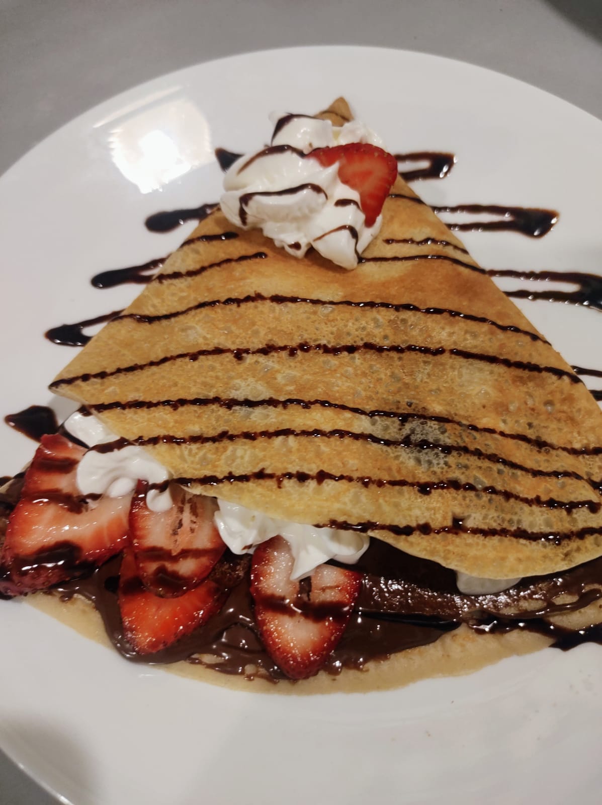 Crepa de Nutella con Fresa