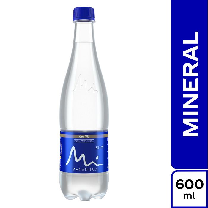 Agua Natural MANANTIAL 600 Ml