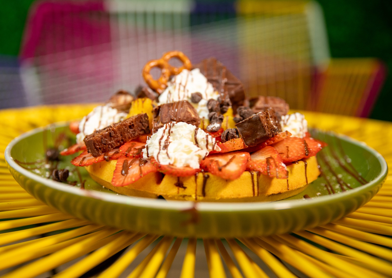 Waffle con Cereal