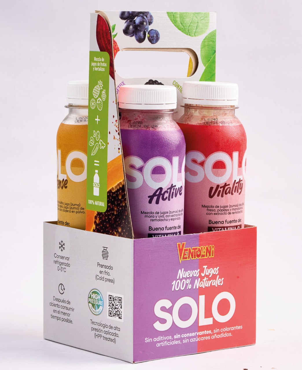 Botellas Solo 350ml X 4 Unidades