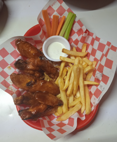 Boneless con Aros de Cebolla