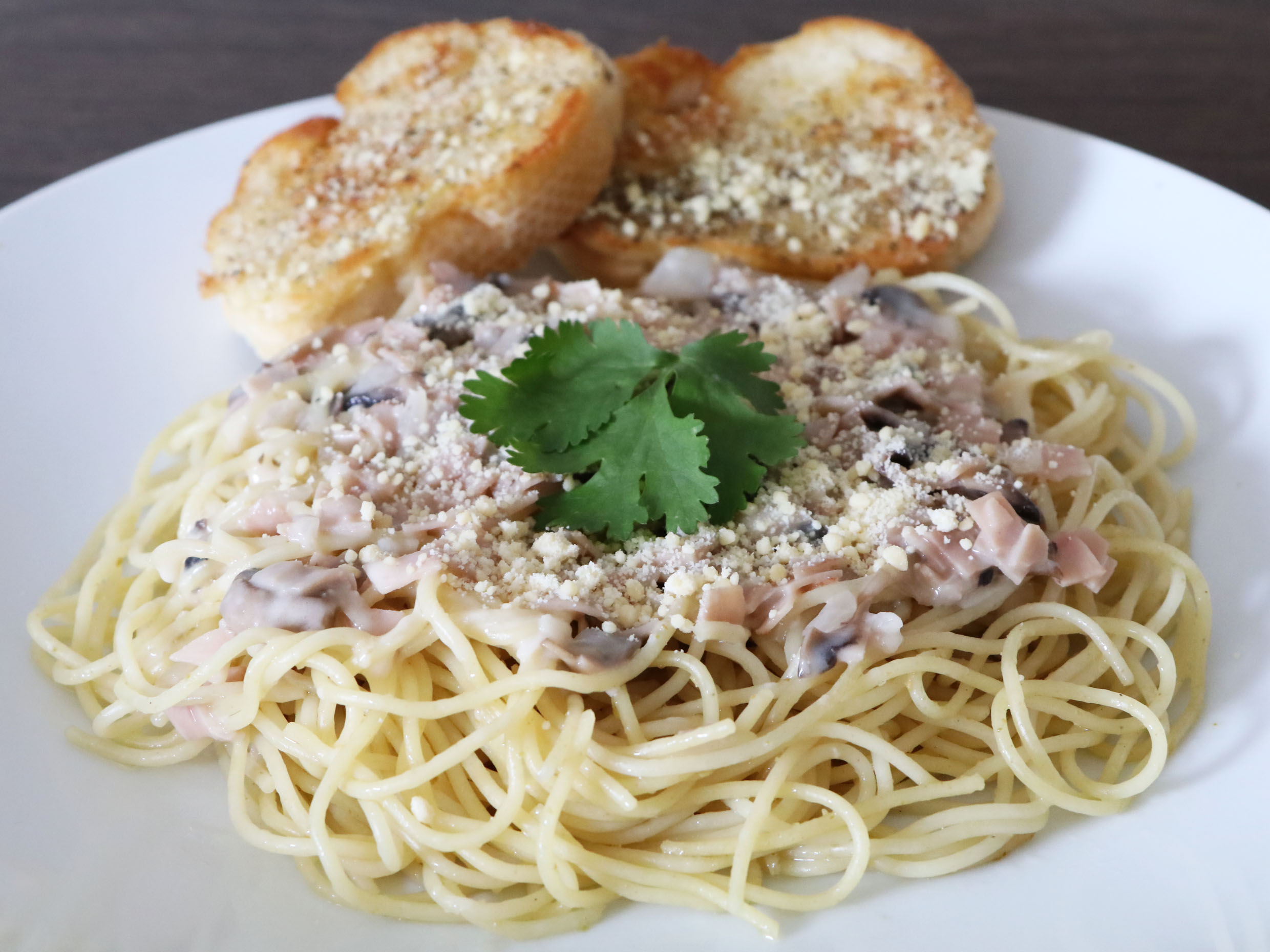 PASTA CREMA DE CHAMPIÑONES