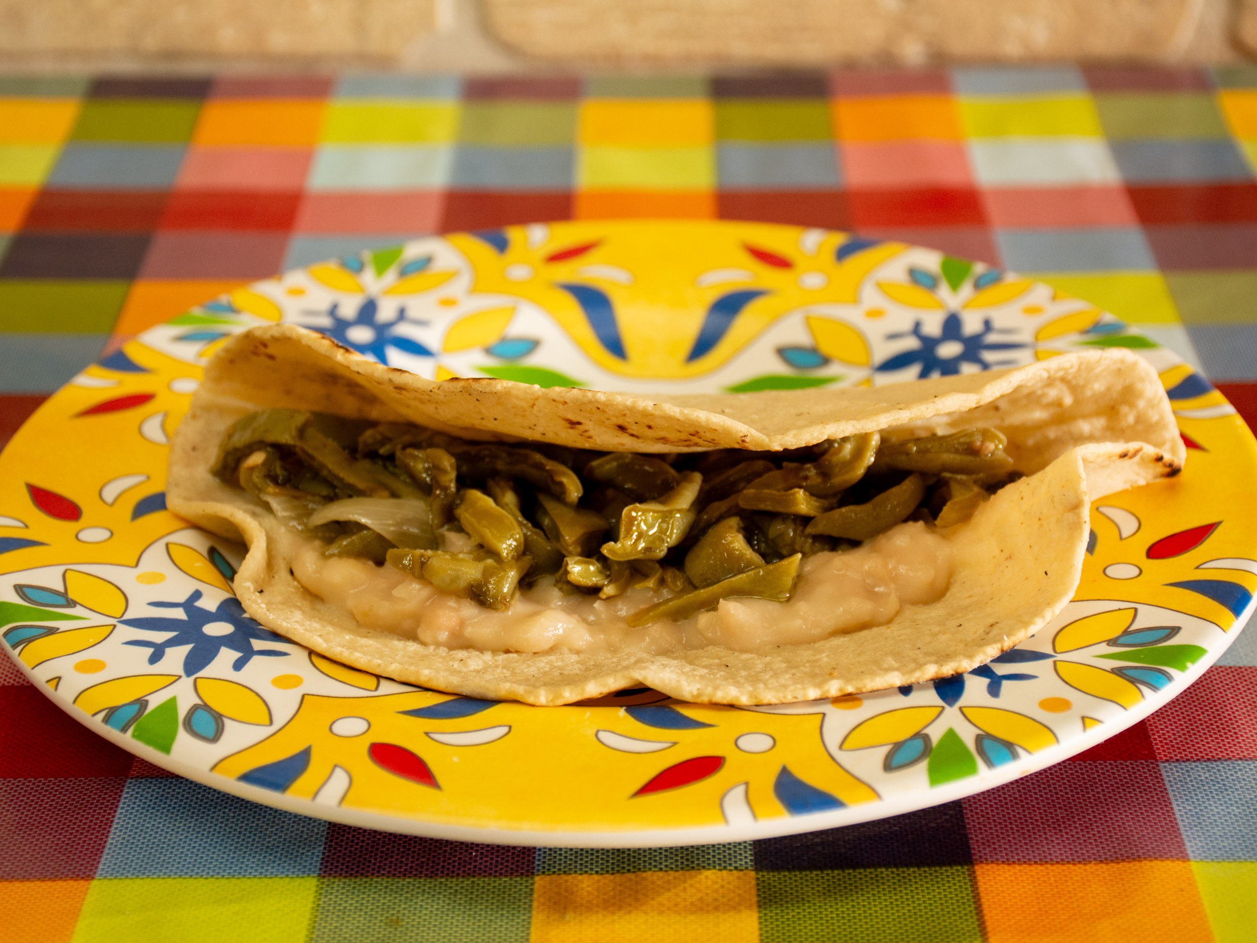 Taco de Nopales