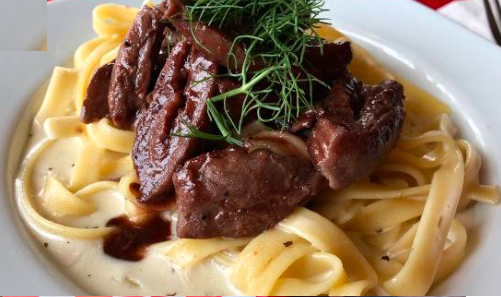 Pasta Fettuccine de Arrachera