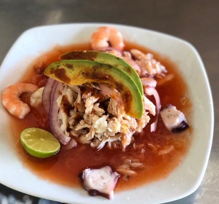 Tostada de Jaiba