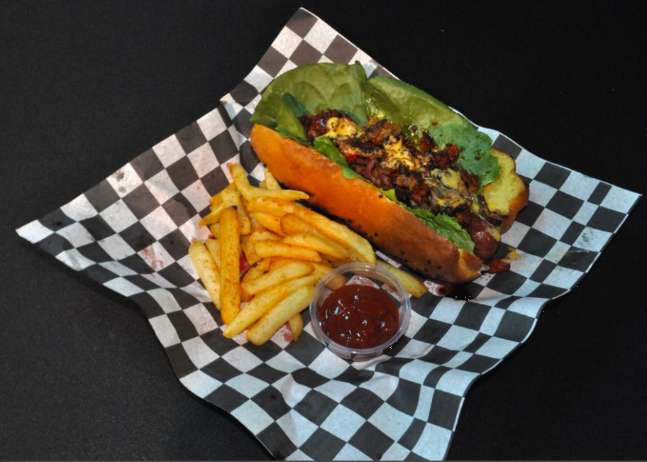 Hot Dog Machín con Papas