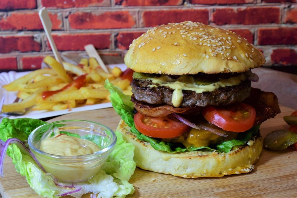 Hamburguesa con Papas
