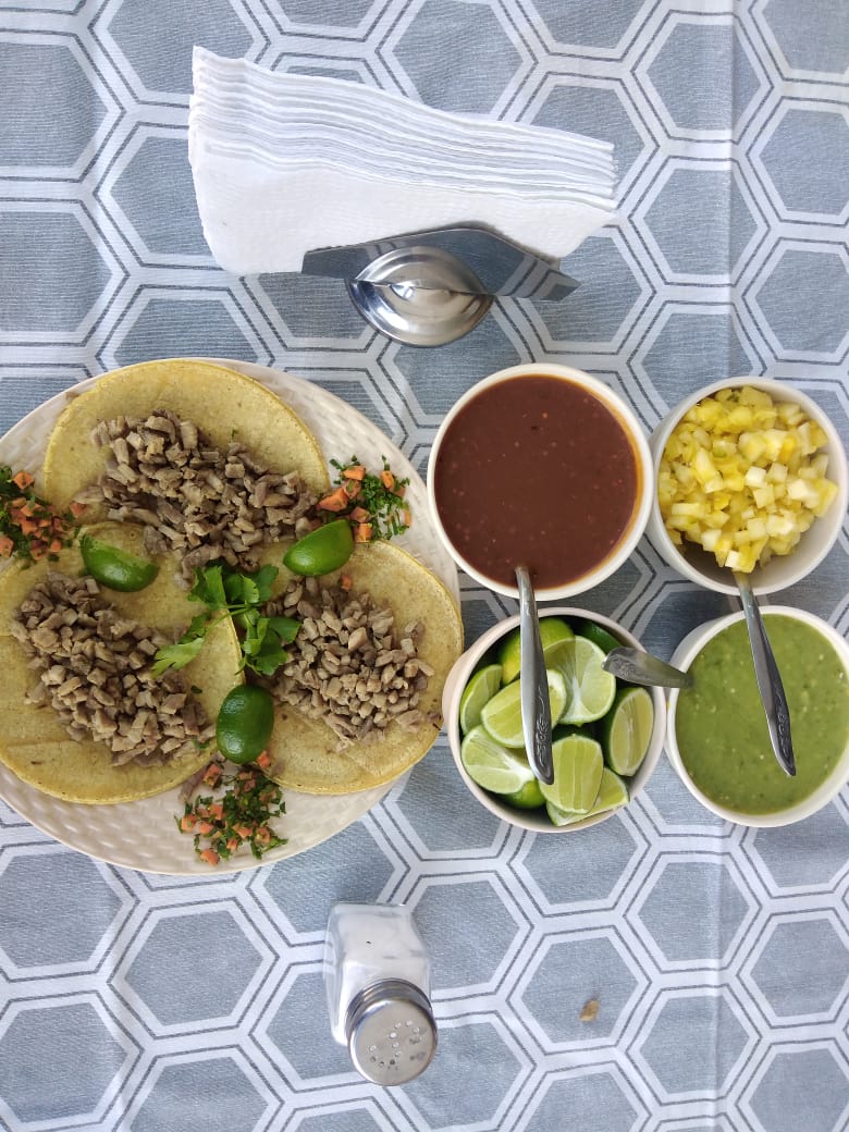 TACOS BISTEC DE RES