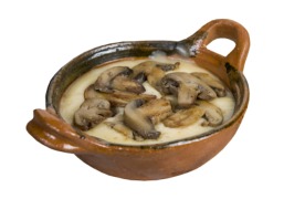 Queso Fundido Con Champiñones