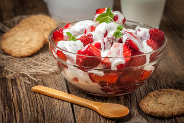 Fresas con Crema