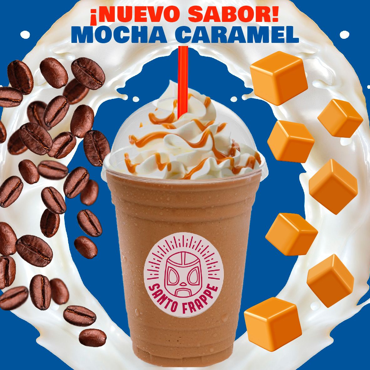 Frappé mocha caramel