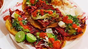Orden de Tacos de Cabeza con Papa Asada
