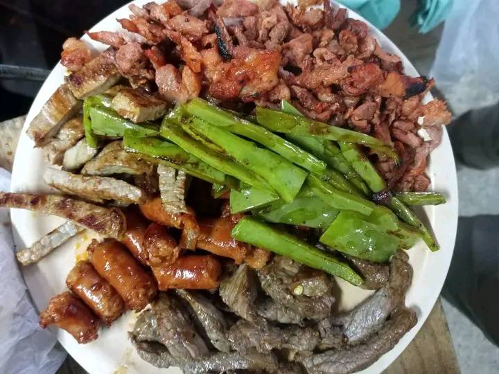 Parrillada Pastor, chuleta, arrachera, ch (1/2 kg)