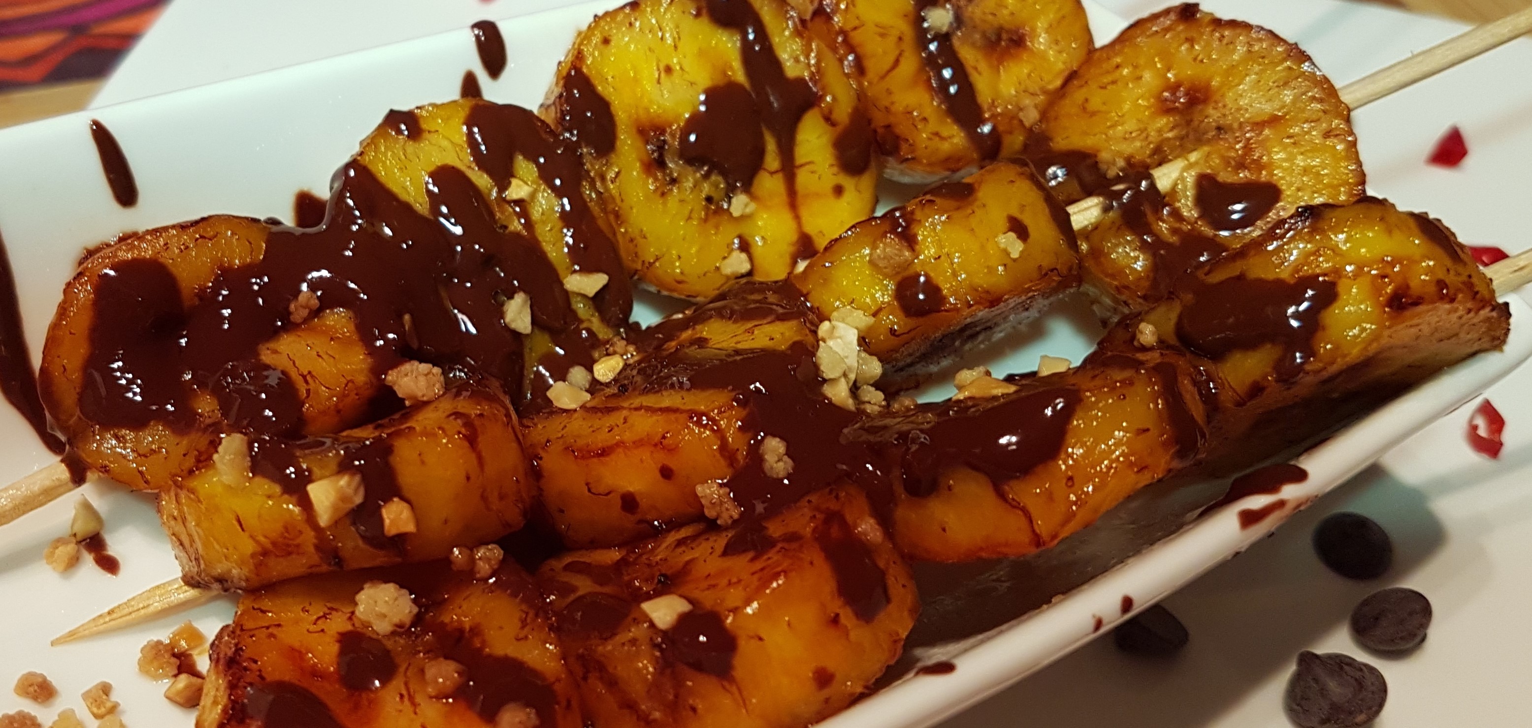 Brocheta de Plátano Macho