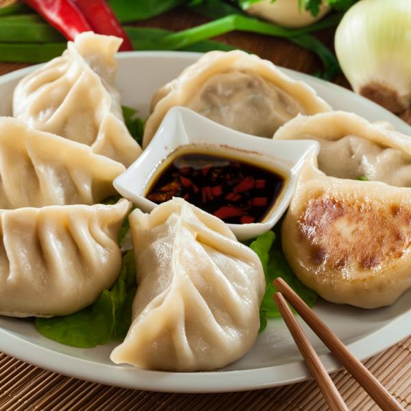 Dumpling de Pollo 煎饺子