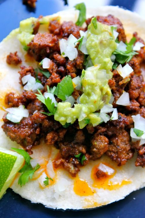 TACO DE CHORIZO