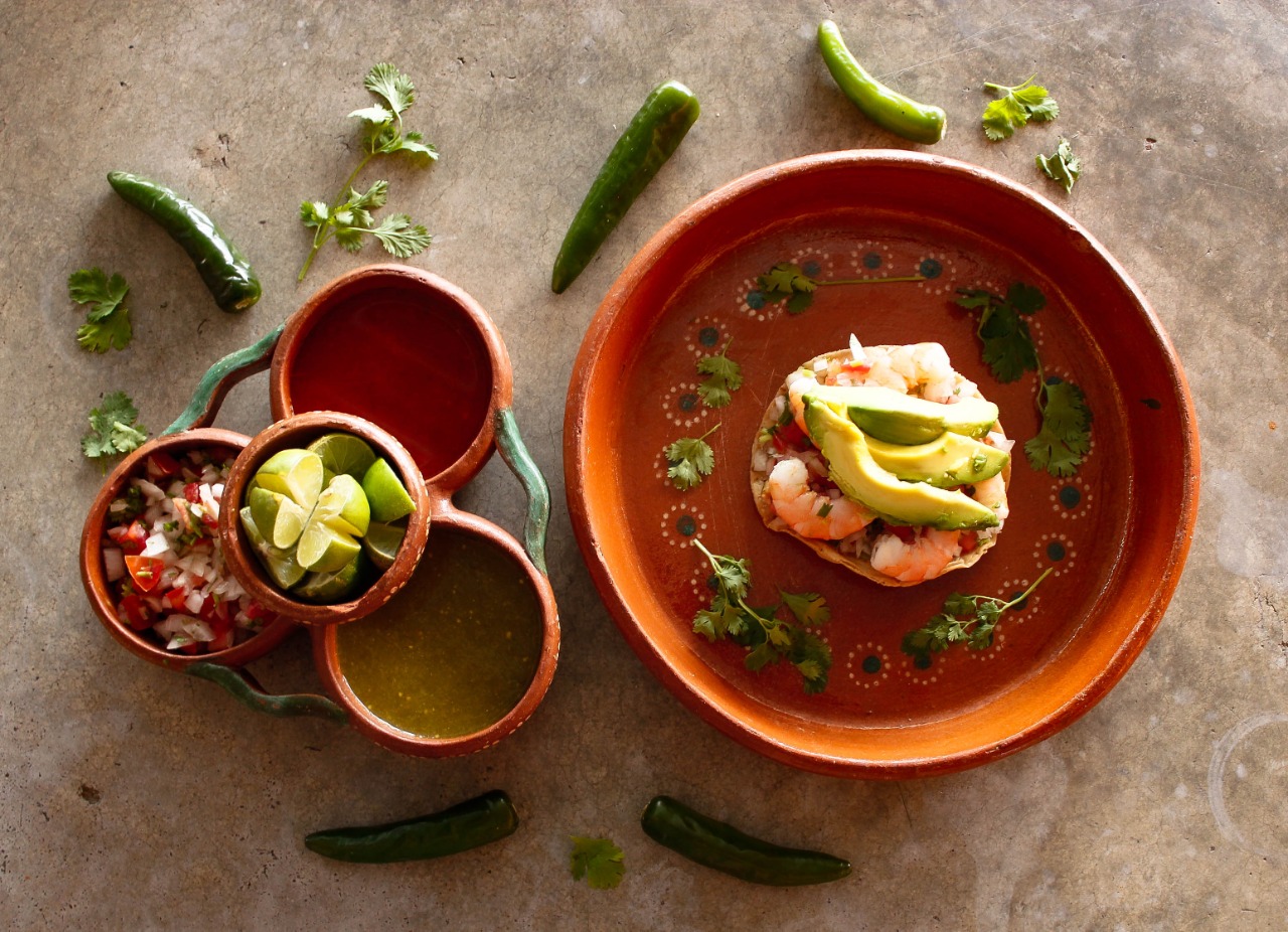 Tostada de Camarón