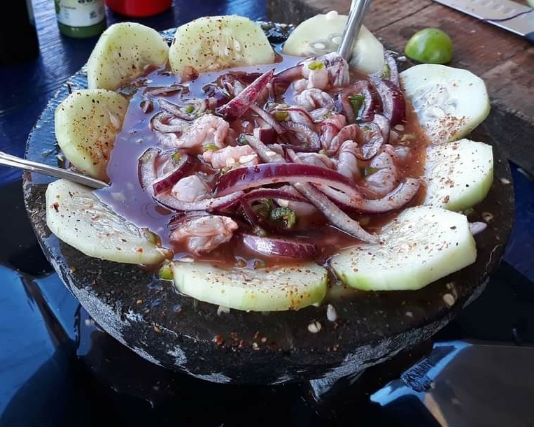 Camarones en agua Chile