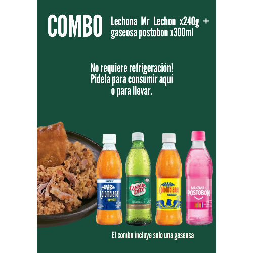 Combo Lechona + Jugo Hit