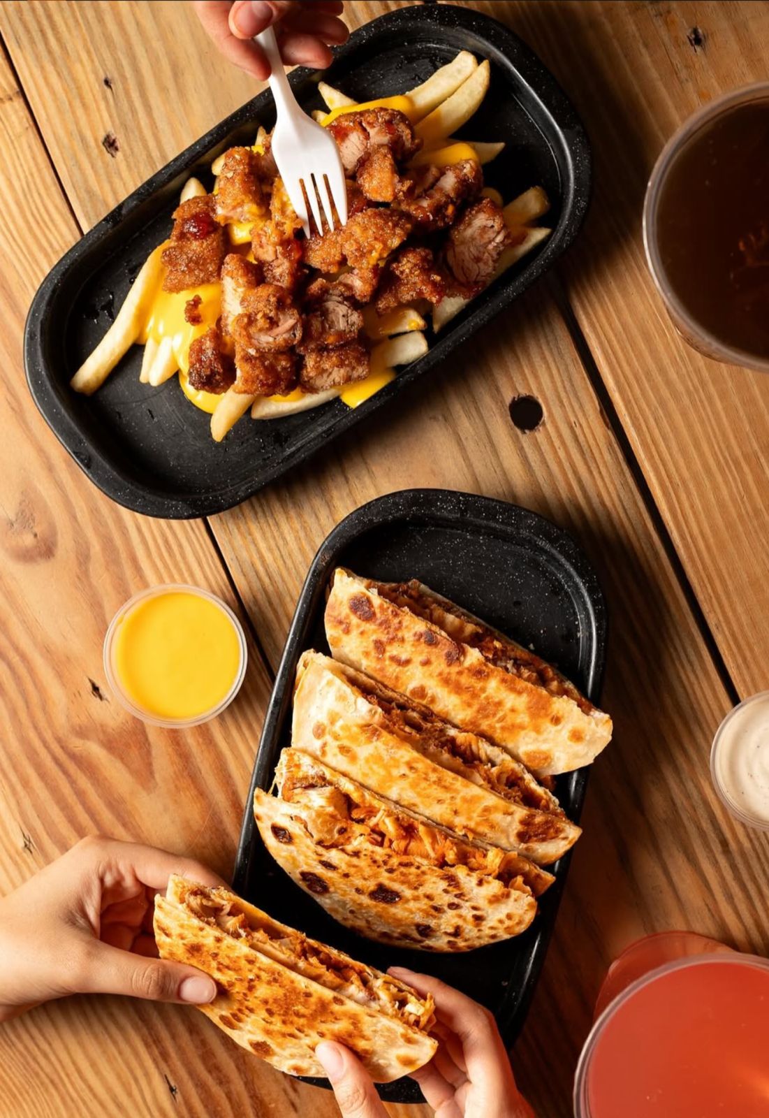 Sampler con Quesaboneless