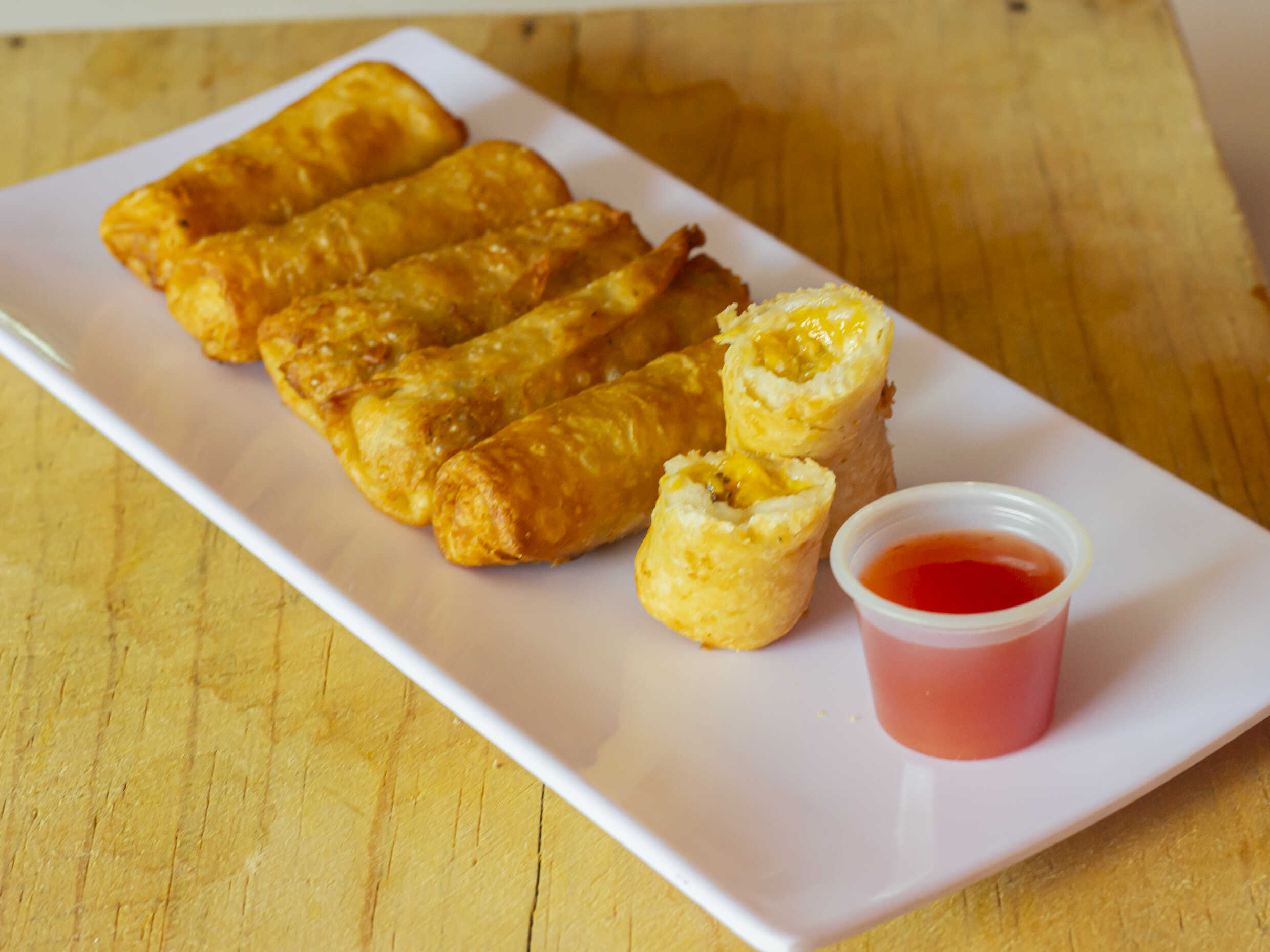 Combo de Rollos Primavera Plátano/ Queso(6)