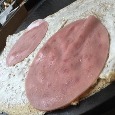 Crepa Salada: Queso Philadelphia y Jamón