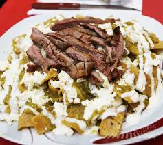 Chilaquiles con Bistek