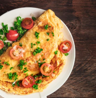 Bacon & Cheese Omelette