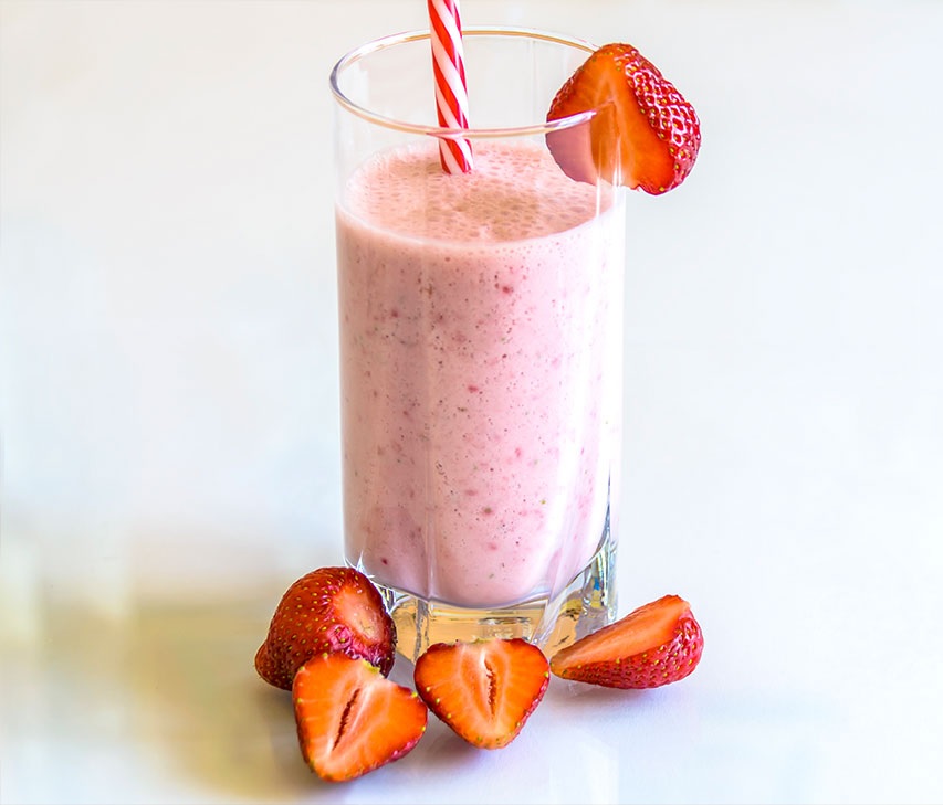 Batido Fresa Con Leche