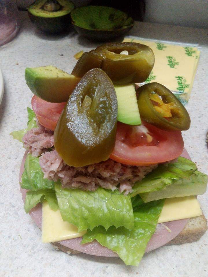 Sándwich de atún