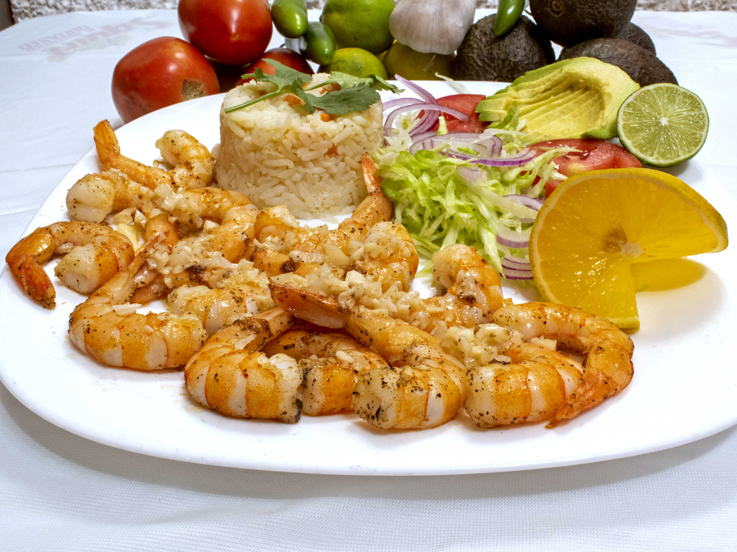 Camarones Al Ajo
