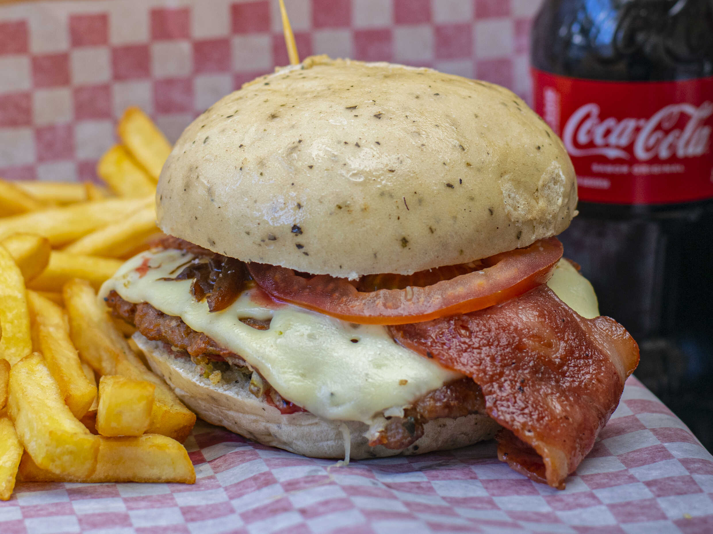 Hamburguesa Clásica con Tocineta