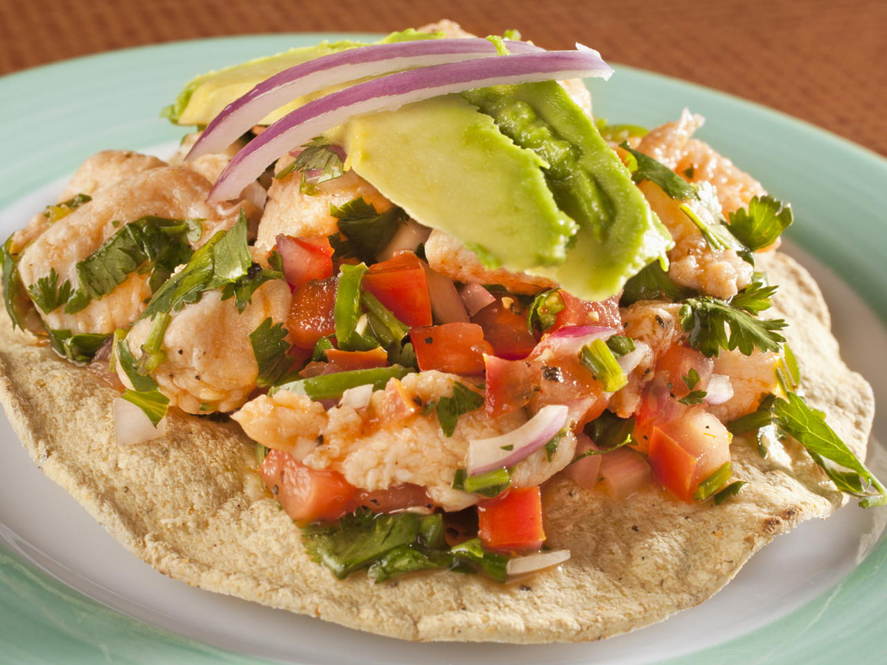 Tostada de Camarón