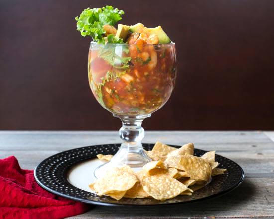 Coctel de Camarones a la Veracruzana