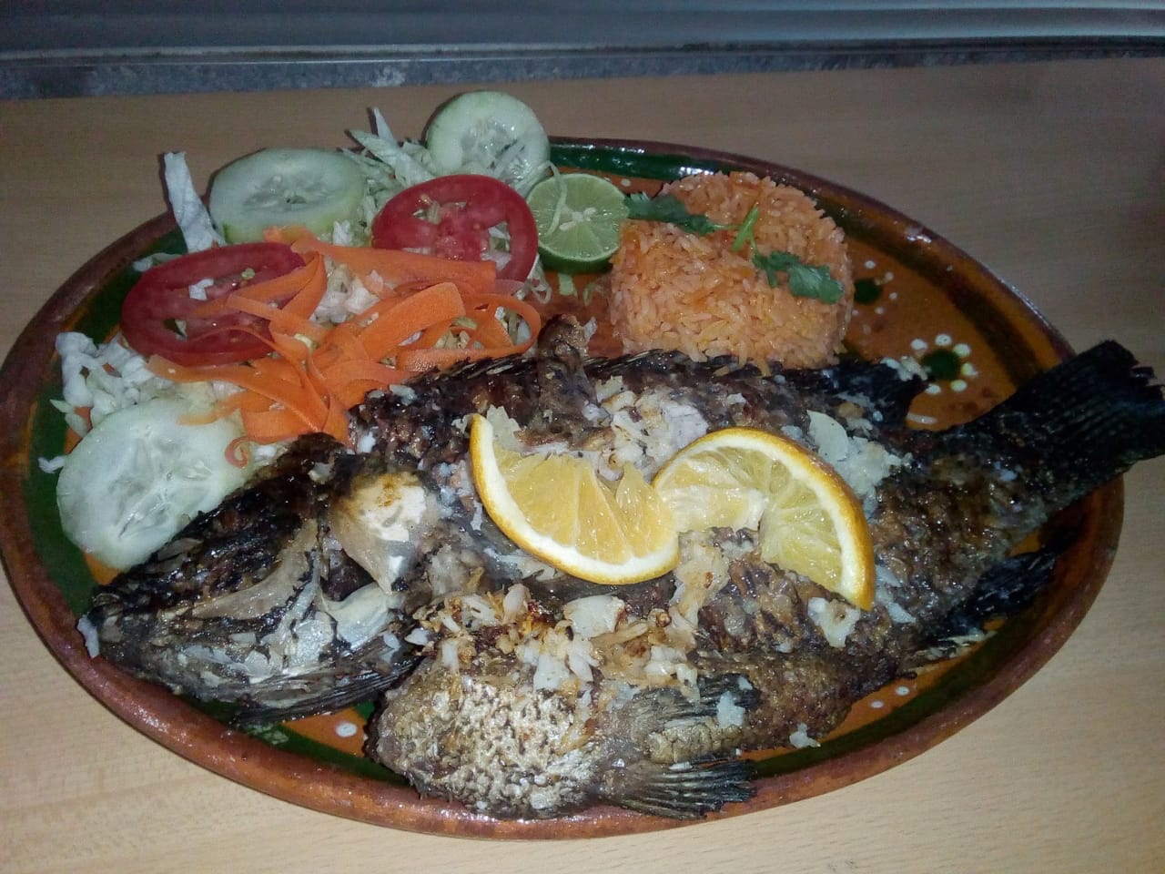 Mojarra al Mojo de Ajo