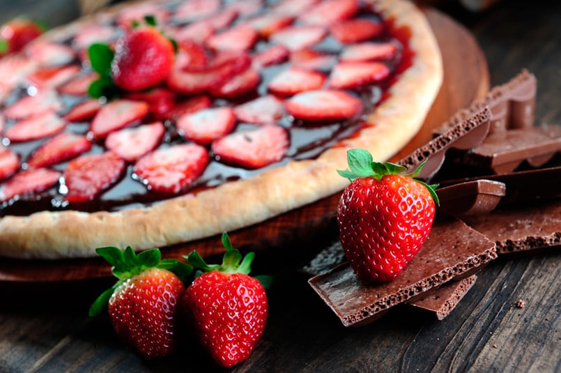 Pizza de NUTELLA E Frutti