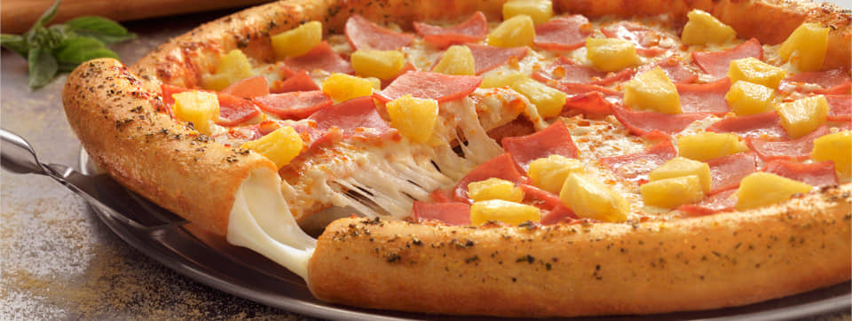 Pizza Hawaiana (45 cm - Jumbo)