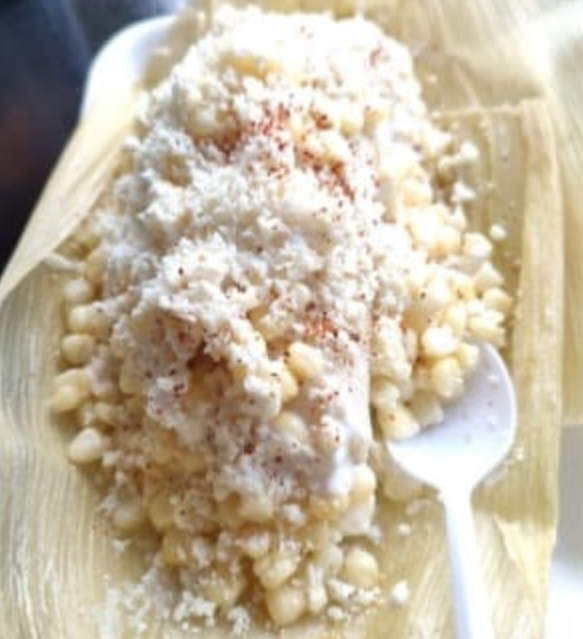 Charola-Tamaelote de Elote Dulce