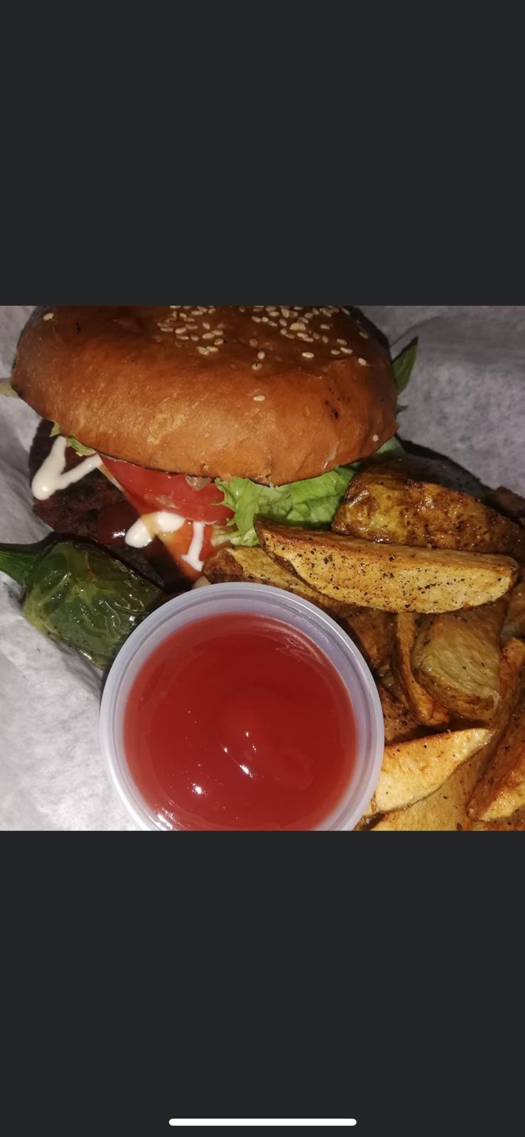 Hamburguesa Clasica + Papas + Soda
