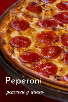 Pizza Peperoni o Queso Grande + Pepsi 2 + Francesa